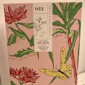 WEI China Herbal Beauty 2-1 mask set. Purify/Glow